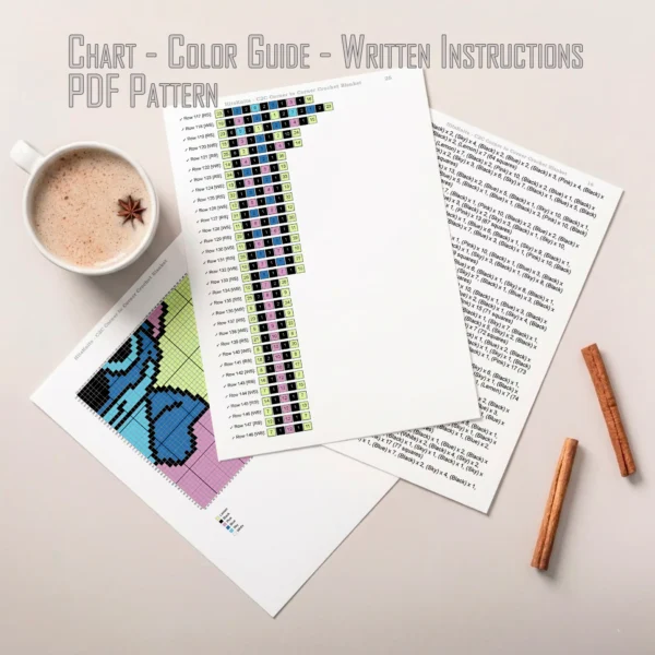 Stitch C2C Blanket Crochet Pattern