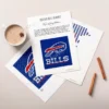 Buffalo Bills Blanket Finger Knit Pattern