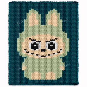 Labubu Finger Blanket Knitting Pattern