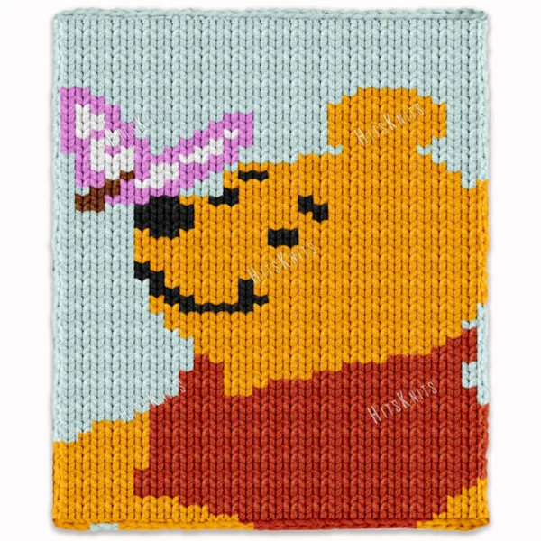 Winnie the Pooh Chunky Blanket Knit Pattern