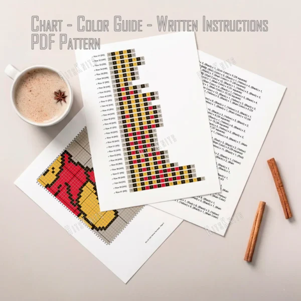 Winnie the Pooh C2C Crochet Blanket Pattern