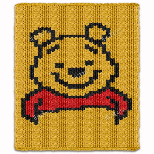 Winnie the Pooh Chunky Blanket Knit Pattern