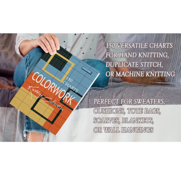 150 Knitting Colorwork Charts Collection Book
