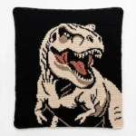 T-Rex Dinosaur Blanket Crochet Pattern