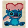 Stitch holding heart Finger Blanket Knit Pattern