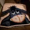 Eeyore Chunky Blanket Knitting Pattern