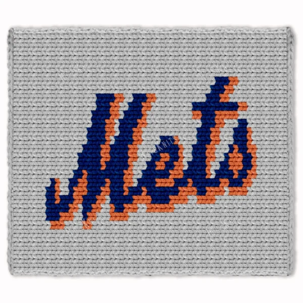 Mets Chunky Blanket Finger Knit Pattern