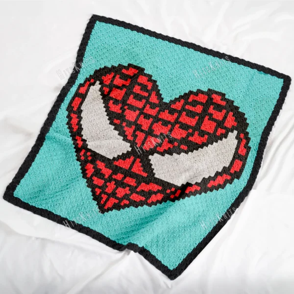 Spiderman Blanket C2C Crochet Pattern