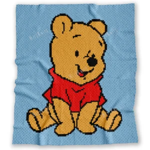 Winnie the Pooh C2C Crochet Blanket