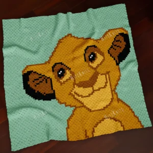 Simba Blanket C2C Crochet Pattern