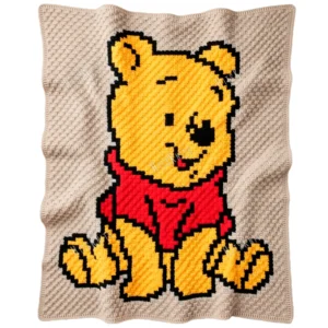 Winnie the Pooh C2C Crochet Blanket Pattern