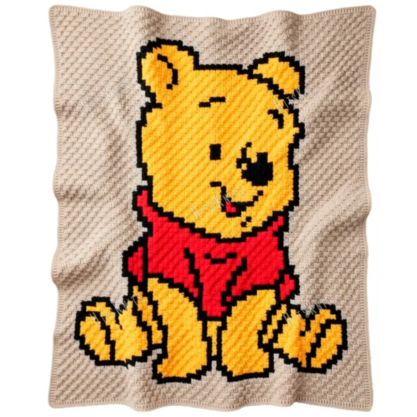 Winnie the Pooh C2C Crochet Blanket Pattern