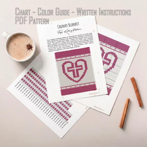 Free Finger Knit Blanket Pattern