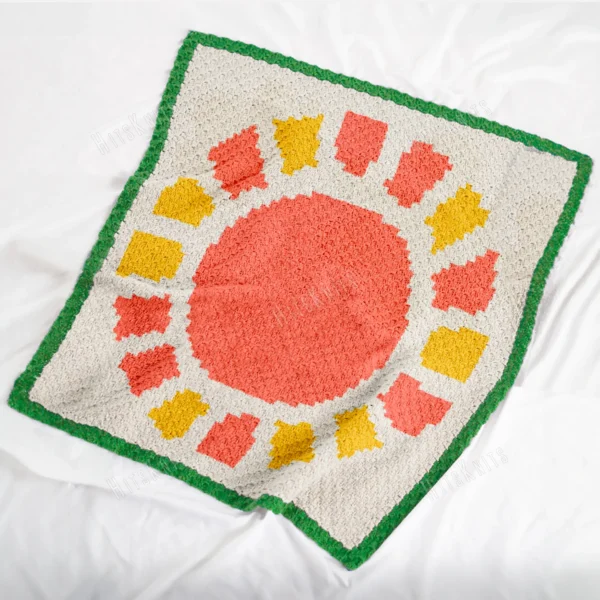 Free Sunshine C2C Crochet Blanket Pattern