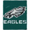 Eagles Knit Blanket Finger Knitting Pattern