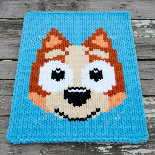 Bingo Blanket Finger Knitting Pattern