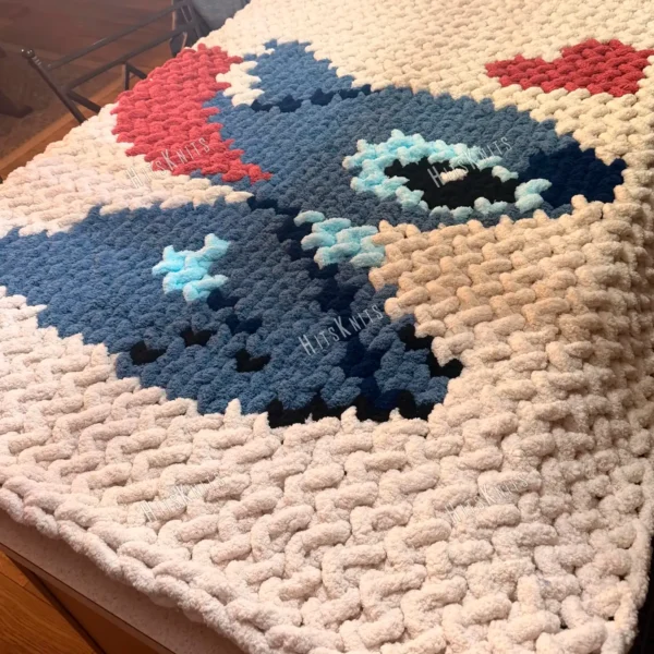 Stitch in Love Finger Blanket Pattern