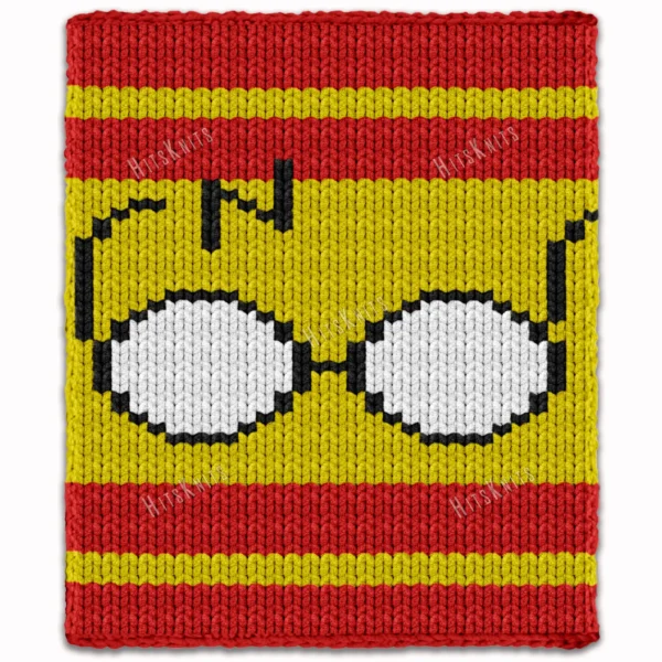 Harry Potter Blanket Finger Knit Pattern