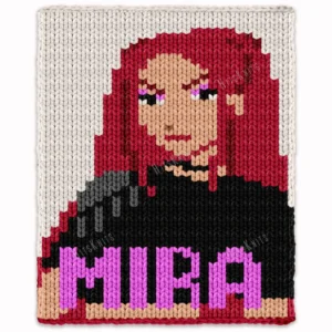 Mira Blanket Finger Knitting Pattern