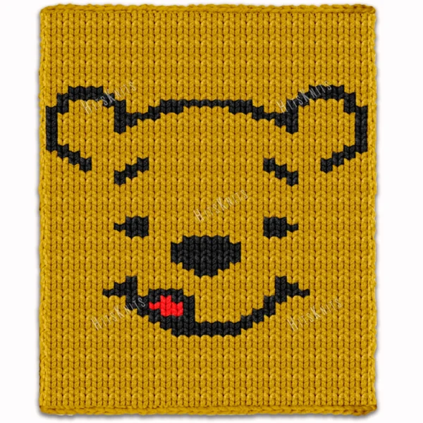 Winnie the Pooh Chunky Blanket Knit Pattern