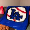 Baseball Chunky Blanket Knitting Pattern