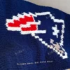 New England Patriots Chunky Blanket Knit Pattern