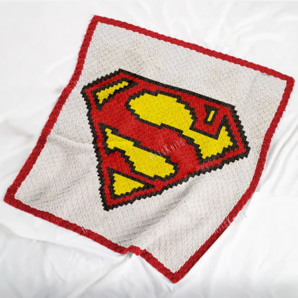 Superman C2C Blanket Crochet Pattern