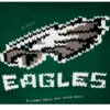 Eagles Knit Blanket Finger Knitting Pattern