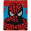 Spiderman Finger Blanket Knitting Pattern