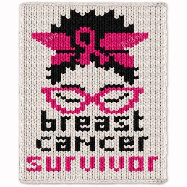 Breast Cancer Survivor Finger Knit Blanket Pattern