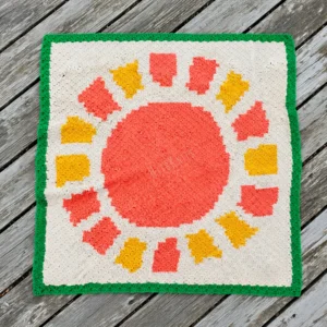 Free Sunshine C2C Crochet Blanket Pattern