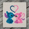 Stitch and Angel Finger Blanket Knit Pattern