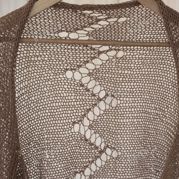 Lace Zigzag Shrug Knitting Pattern