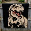 T-Rex Dinosaur Blanket Crochet Pattern