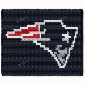 New England Patriots Chunky Blanket Knit Pattern