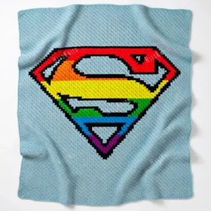Superman C2C Blanket Crochet Pattern