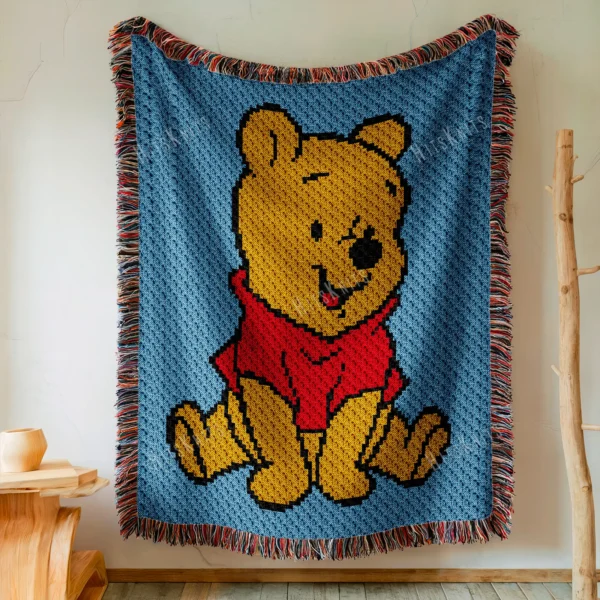 Winnie the Pooh C2C Crochet Blanket