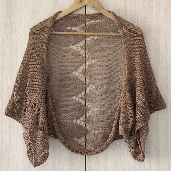Lace Zigzag Shrug Knitting Pattern