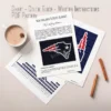 New England Patriots Chunky Blanket Knit Pattern