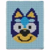 Bluey Blanket Finger Knitting Pattern
