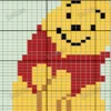 Winnie the Pooh Finger Blanket Knitting Pattern