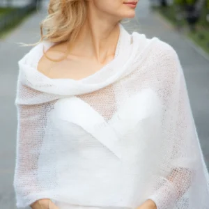 Easy Wedding Shawl Knitting Pattern