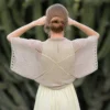 Summer Lace X-cross Shrug Open Cardigan Knitting Pattern