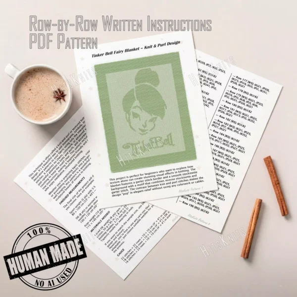 Tinker Bell Fairy Blanket Knitting Pattern