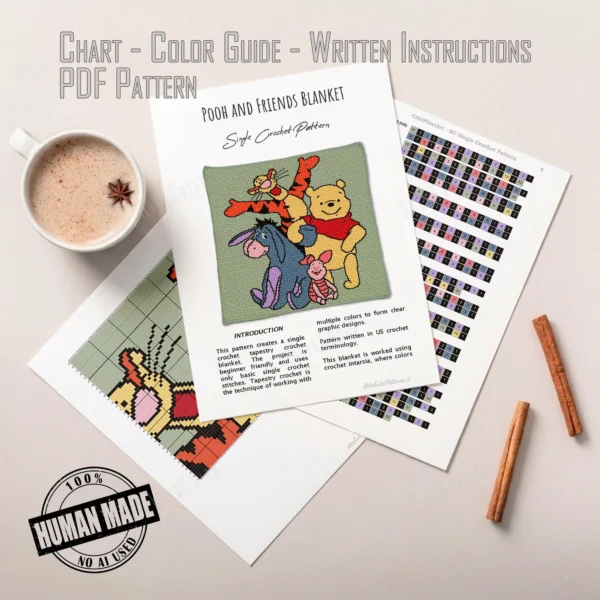 Winnie the Pooh and Friends Crochet Pattern