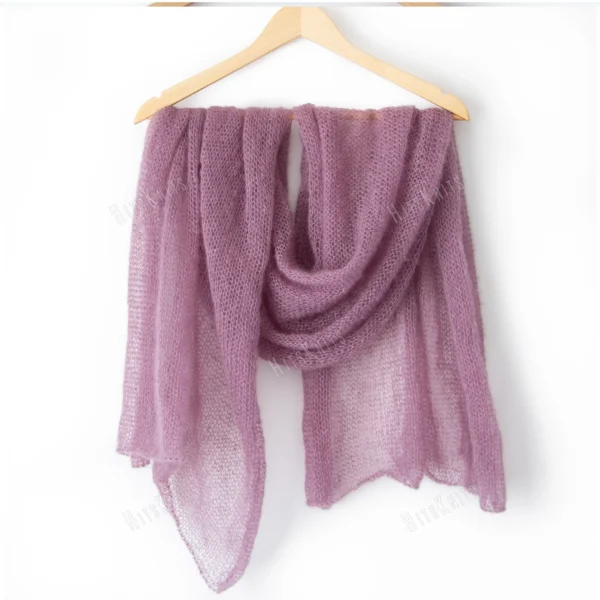 Easy Wedding Shawl Knitting Pattern