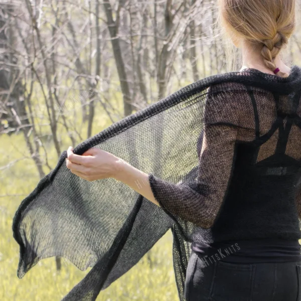 Easy Wedding Shawl Knitting Pattern