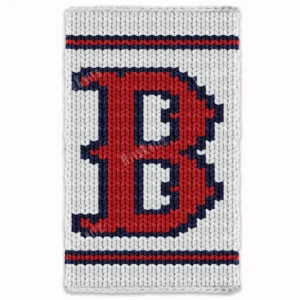 Boston Red Socks Chunky Blanket Knit Pattern