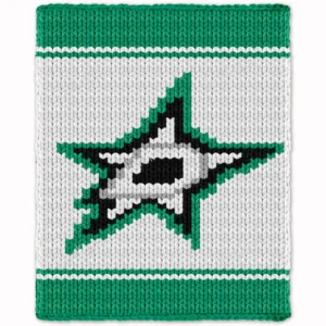 Dallas Stars Blanket Finger Knit Pattern