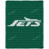 Jets Finger Knit Blanket Knitting Pattern